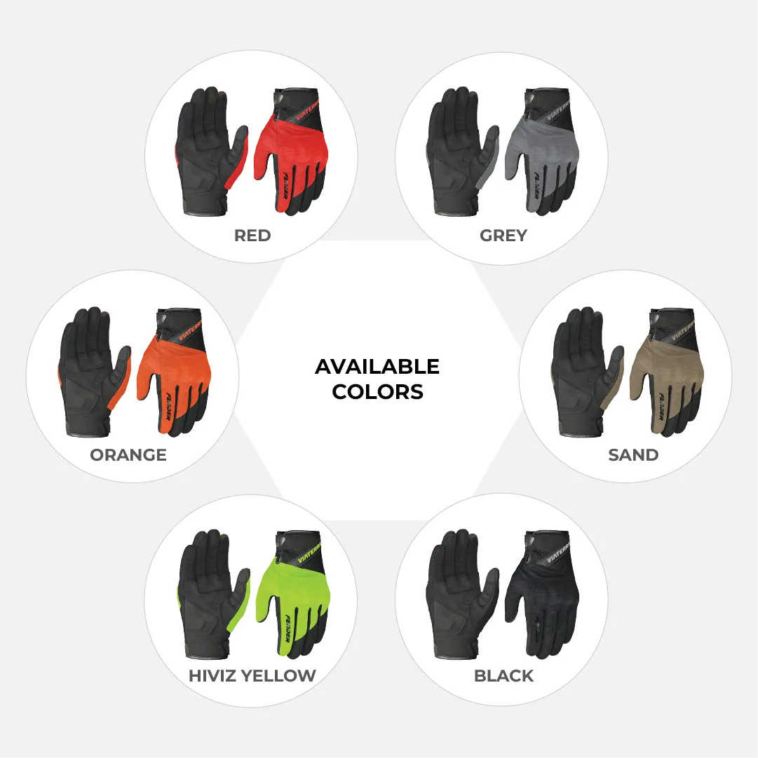 FENDER – DAILY USE MOTORCYCLE GLOVES FOR MEN