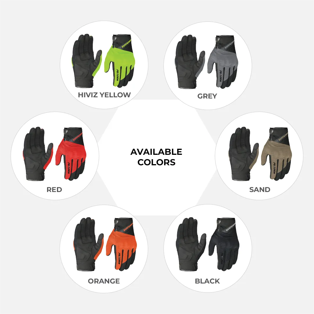 FENDER – DAILY USE MOTORCYCLE GLOVES FOR MEN