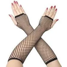 Fingerless Fishnet Gloves