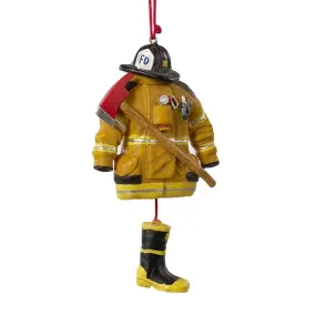 Fireman Uniform Dress Ornament, J1038