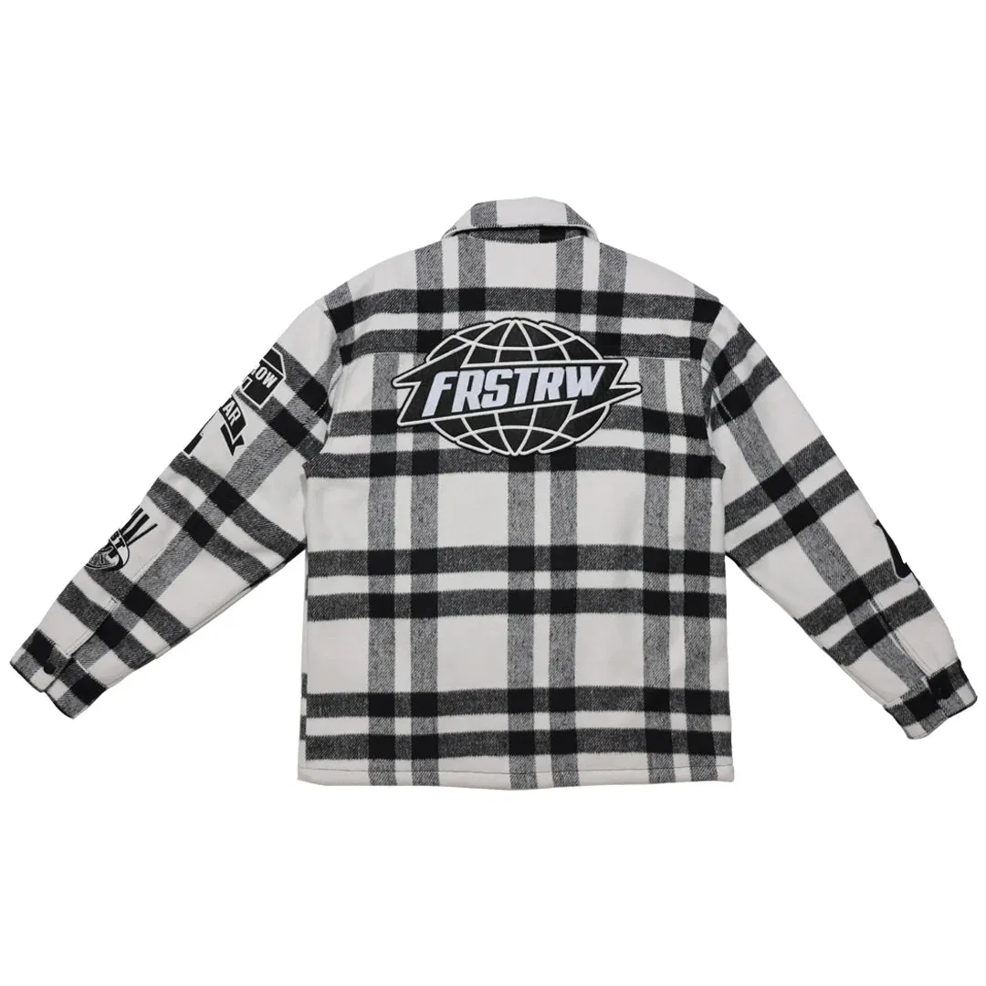 FIRST ROW All Over Logo Multi Patches Jacket