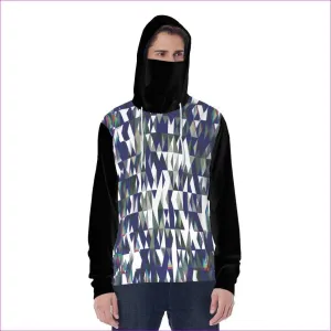 Fractured Unisex Hoodie w/ Built-in Mask