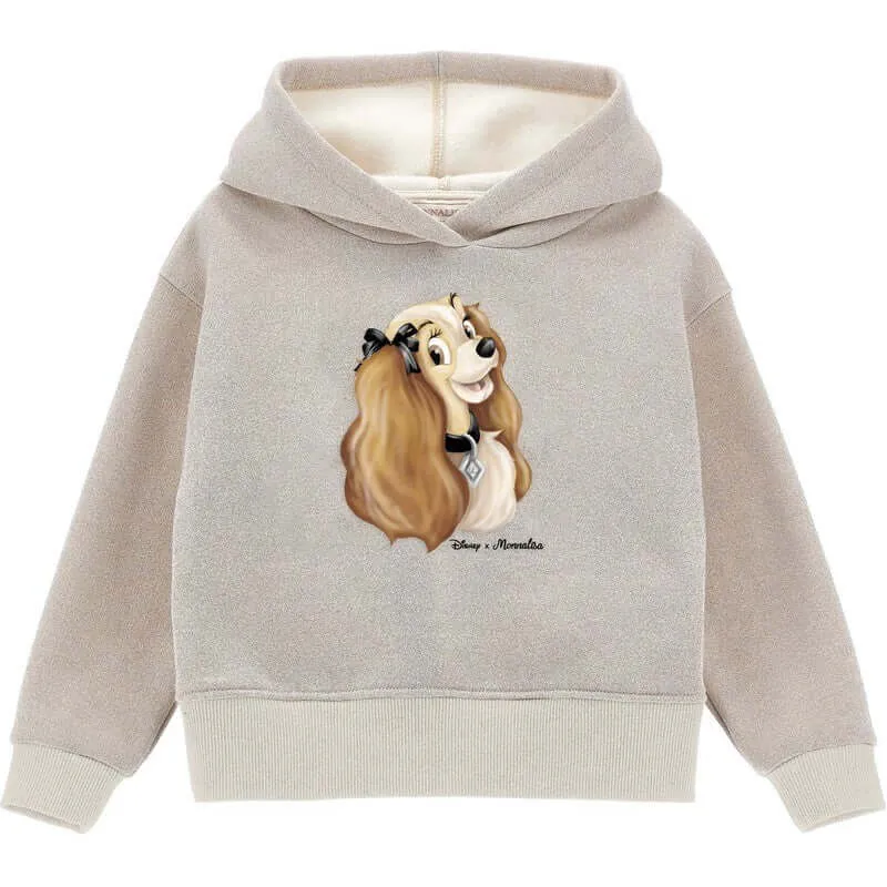 Girls Beige Lady & The tramp Hoodie