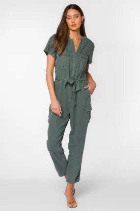 Greyson Sage Leaf Jumpsuit