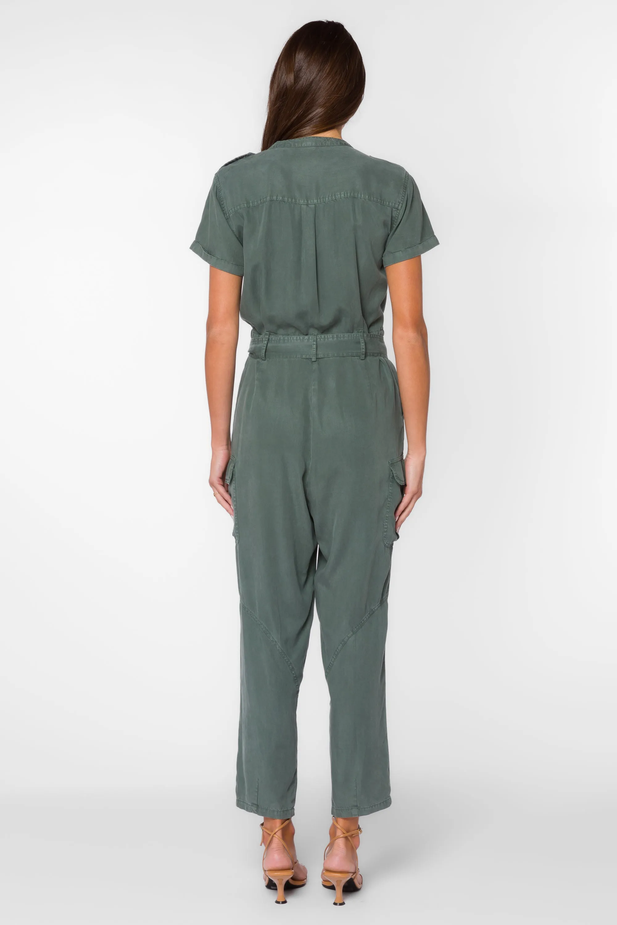 Greyson Sage Leaf Jumpsuit