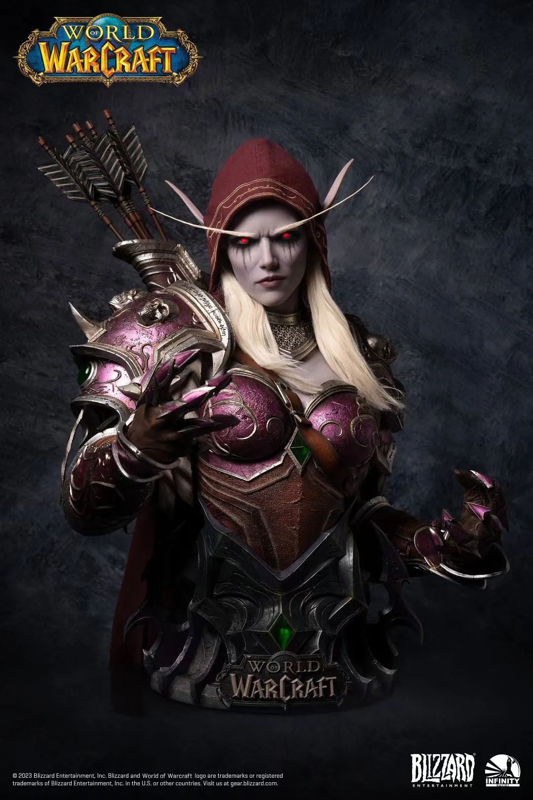 Infinity Studio - Licensed Sylvanas Windrunner Bust | 版权希尔瓦娜斯.风行者 半身像