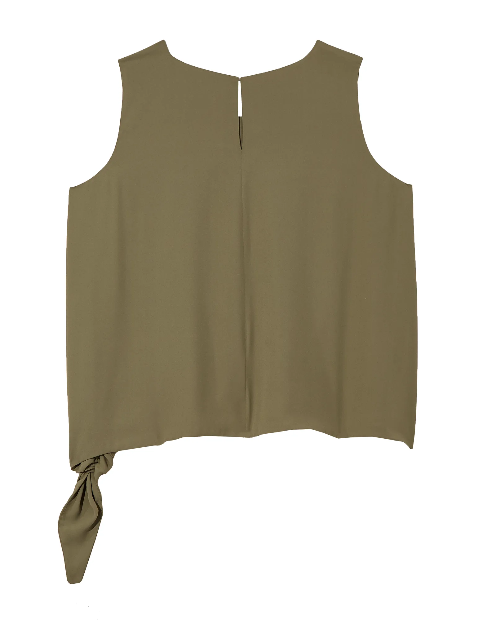 Jane Side Knot Top | Olive Green