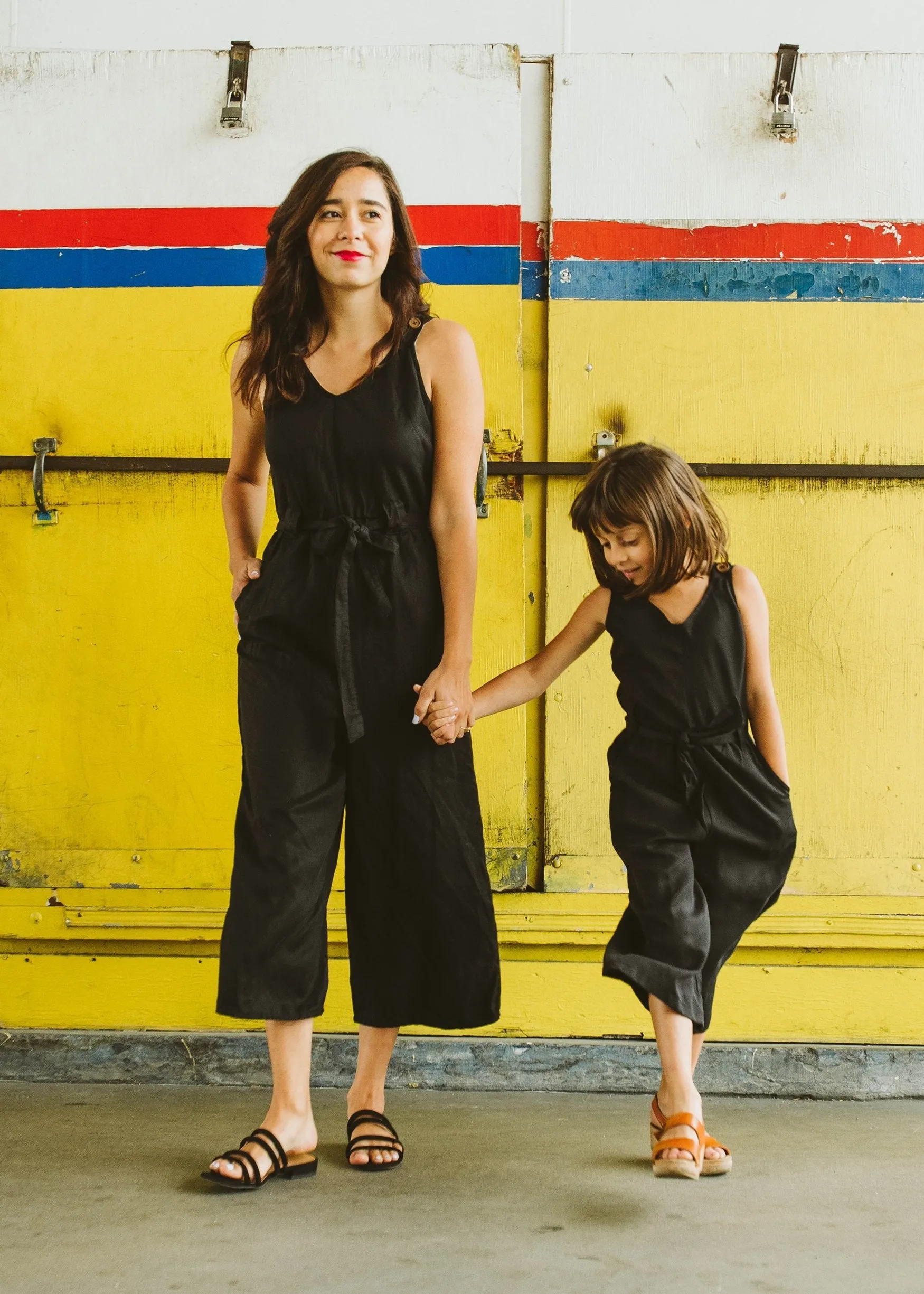 jumpsuit in ebony - sample