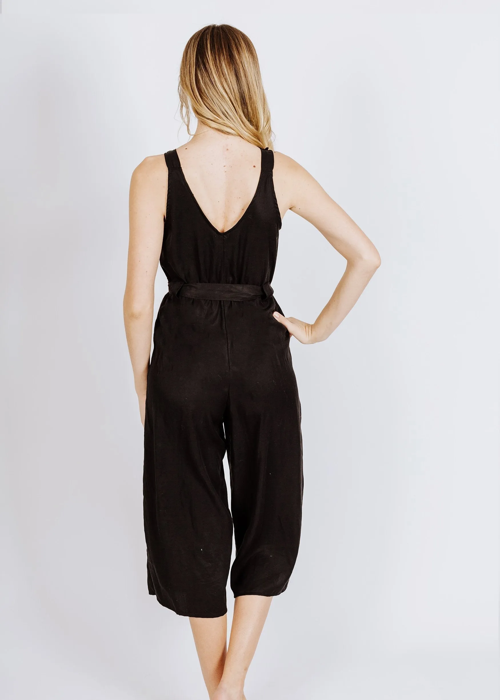 jumpsuit in ebony - sample