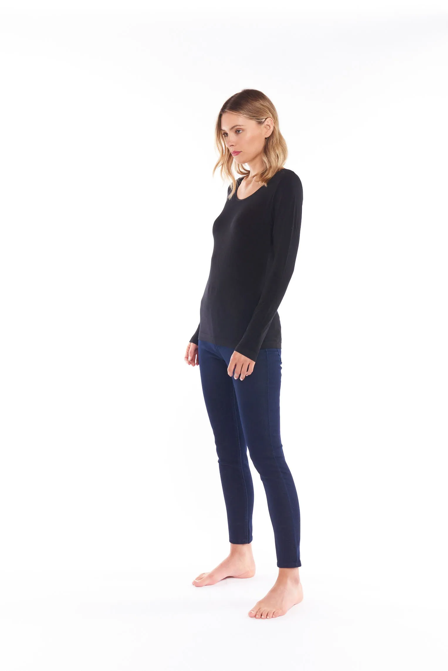 Kelli Long Sleeve Top Black