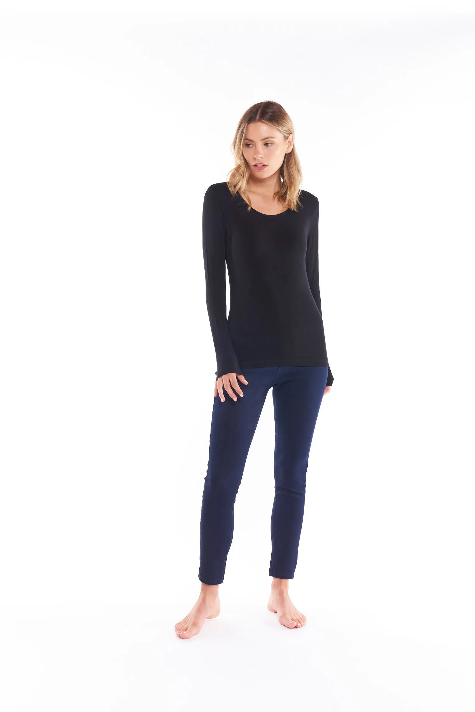 Kelli Long Sleeve Top Black