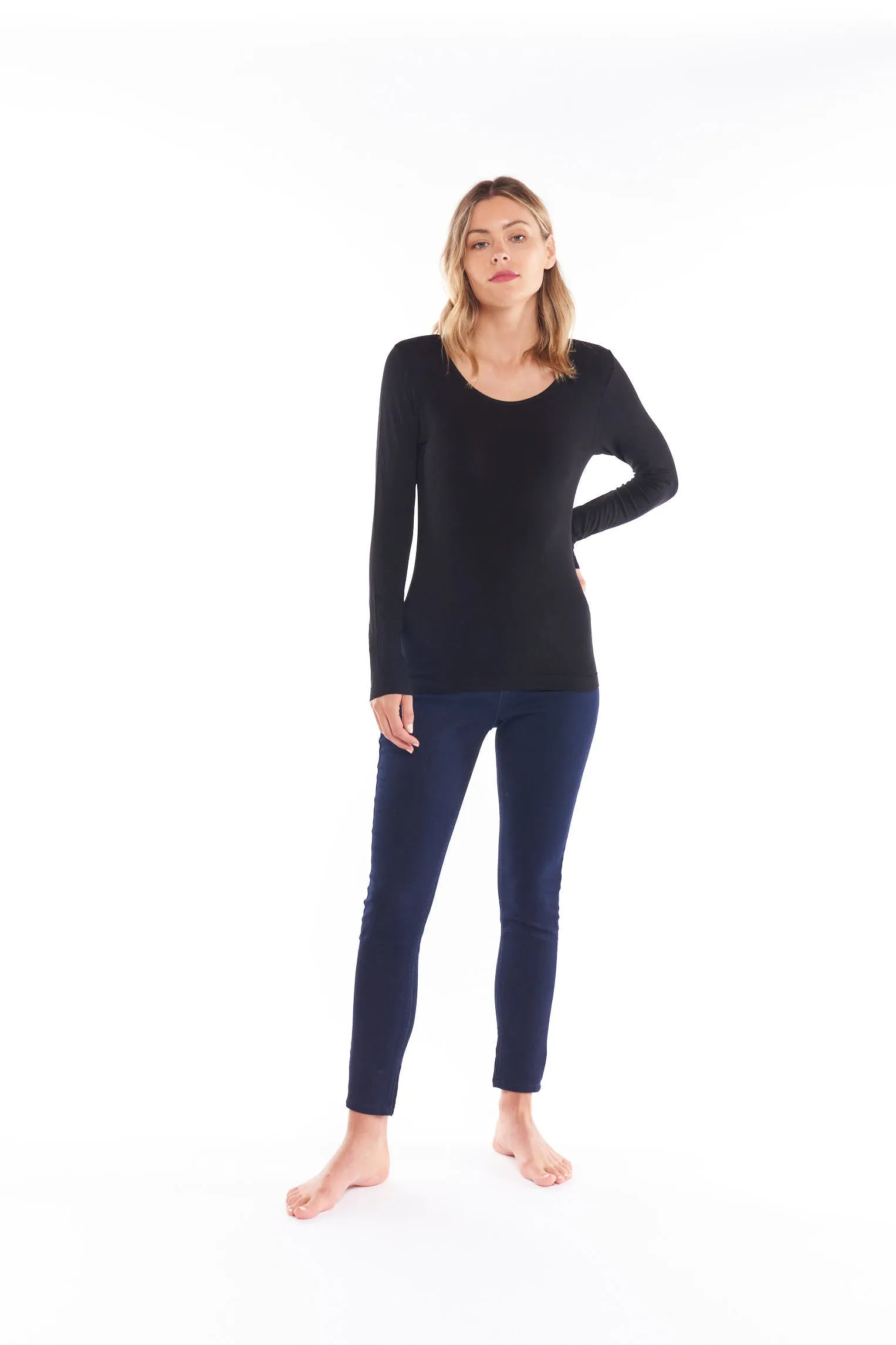 Kelli Long Sleeve Top Black