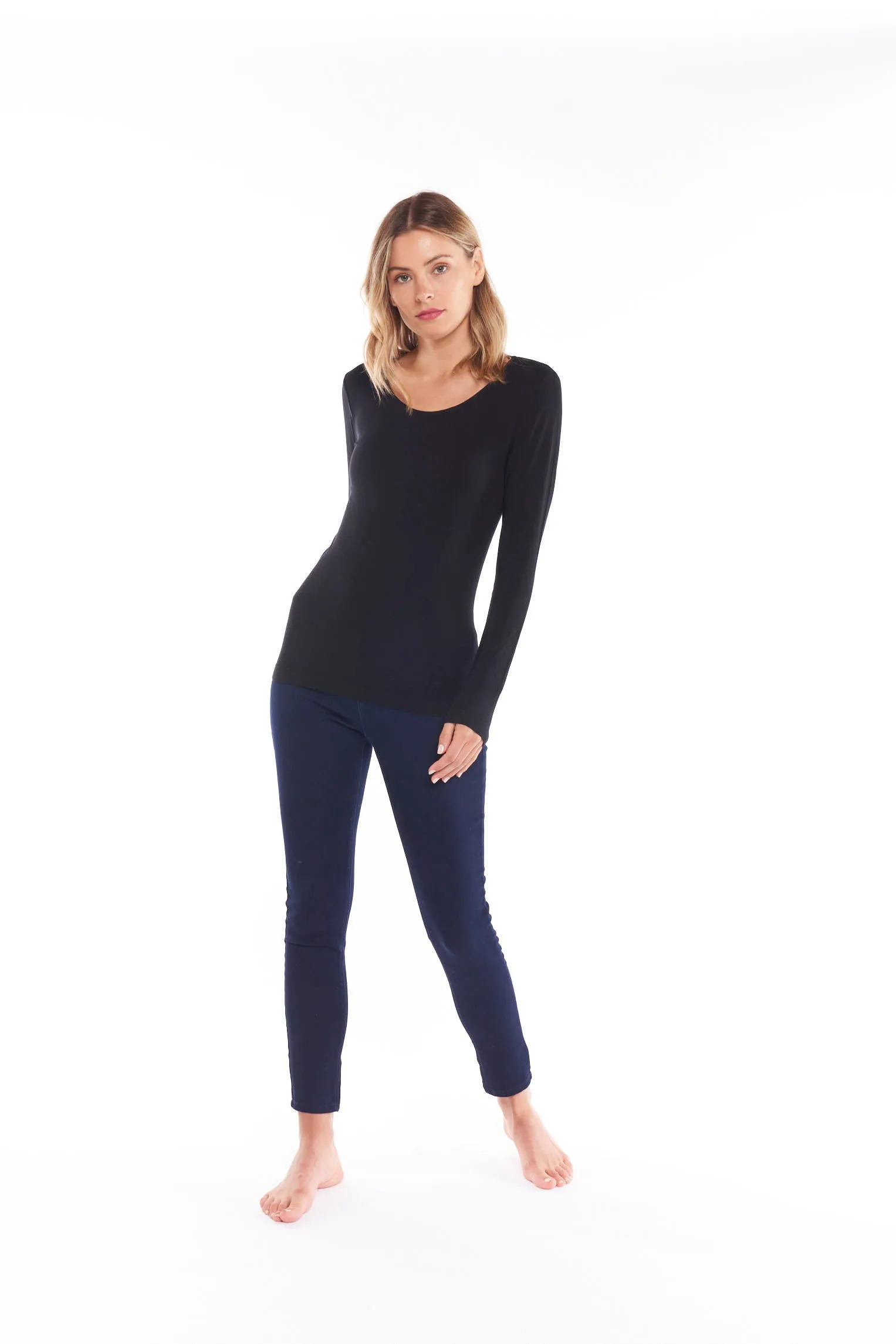 Kelli Long Sleeve Top Black