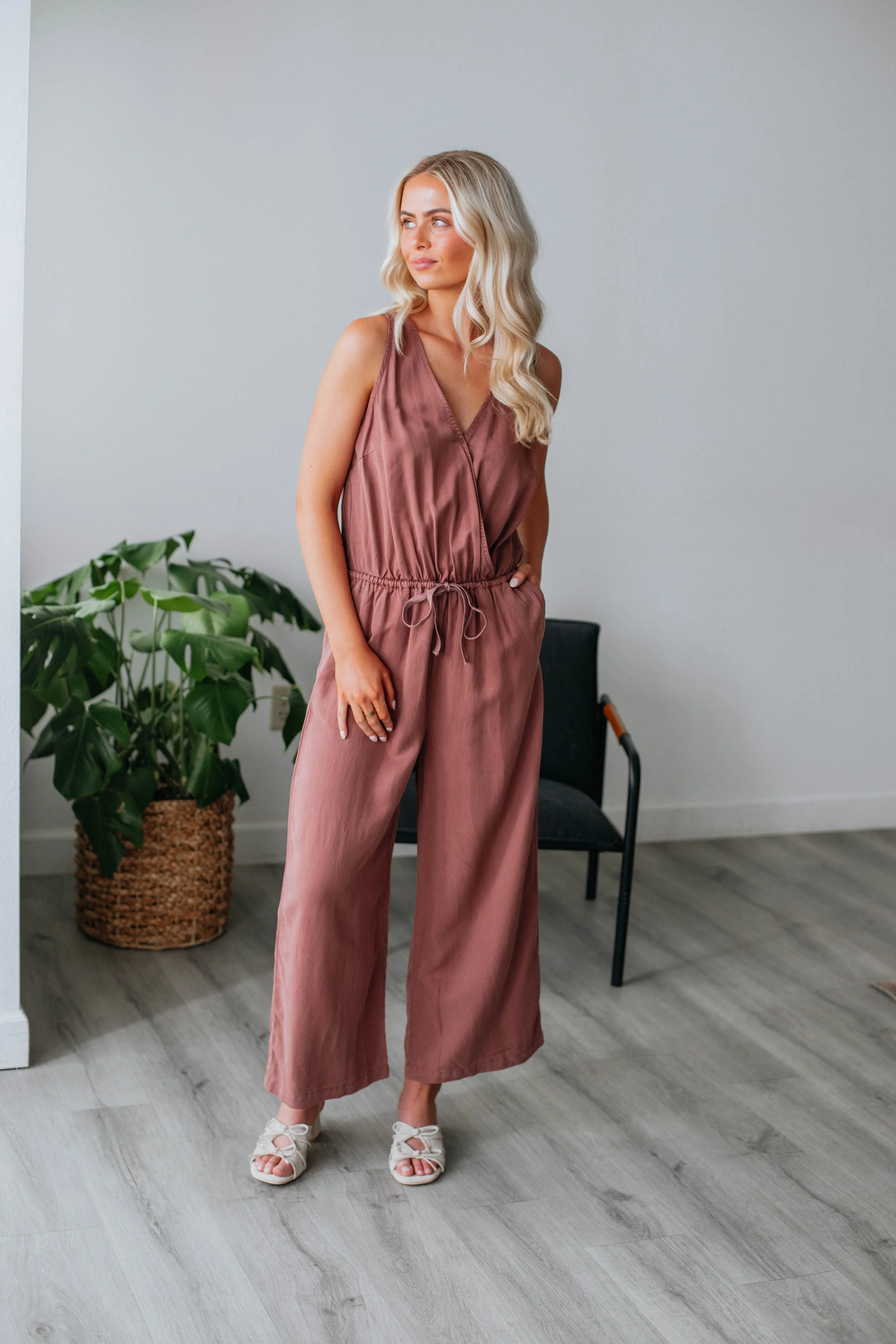 Keren Jumpsuit - Dusty Mauve