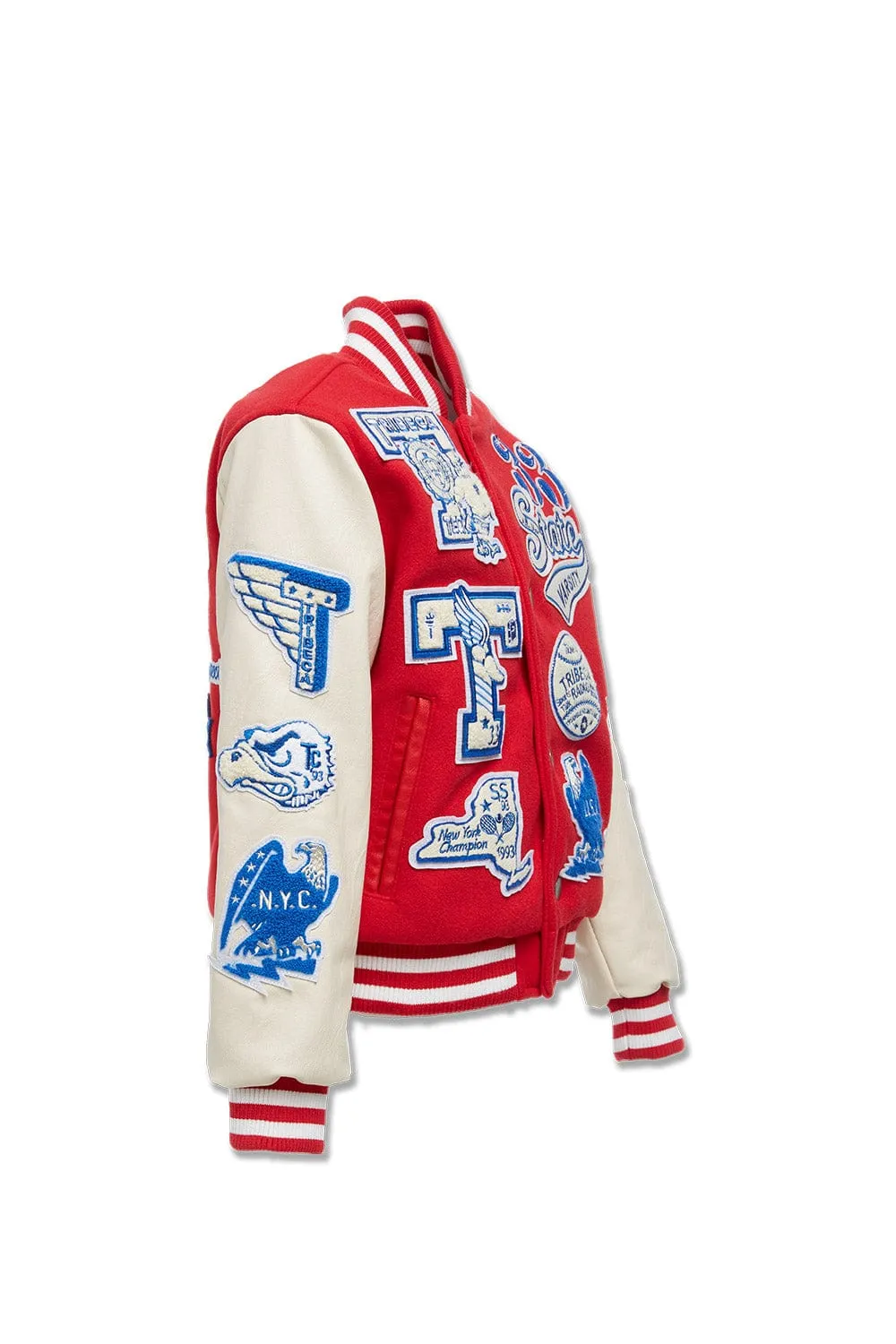 Kids All American Varsity Jacket (Red)