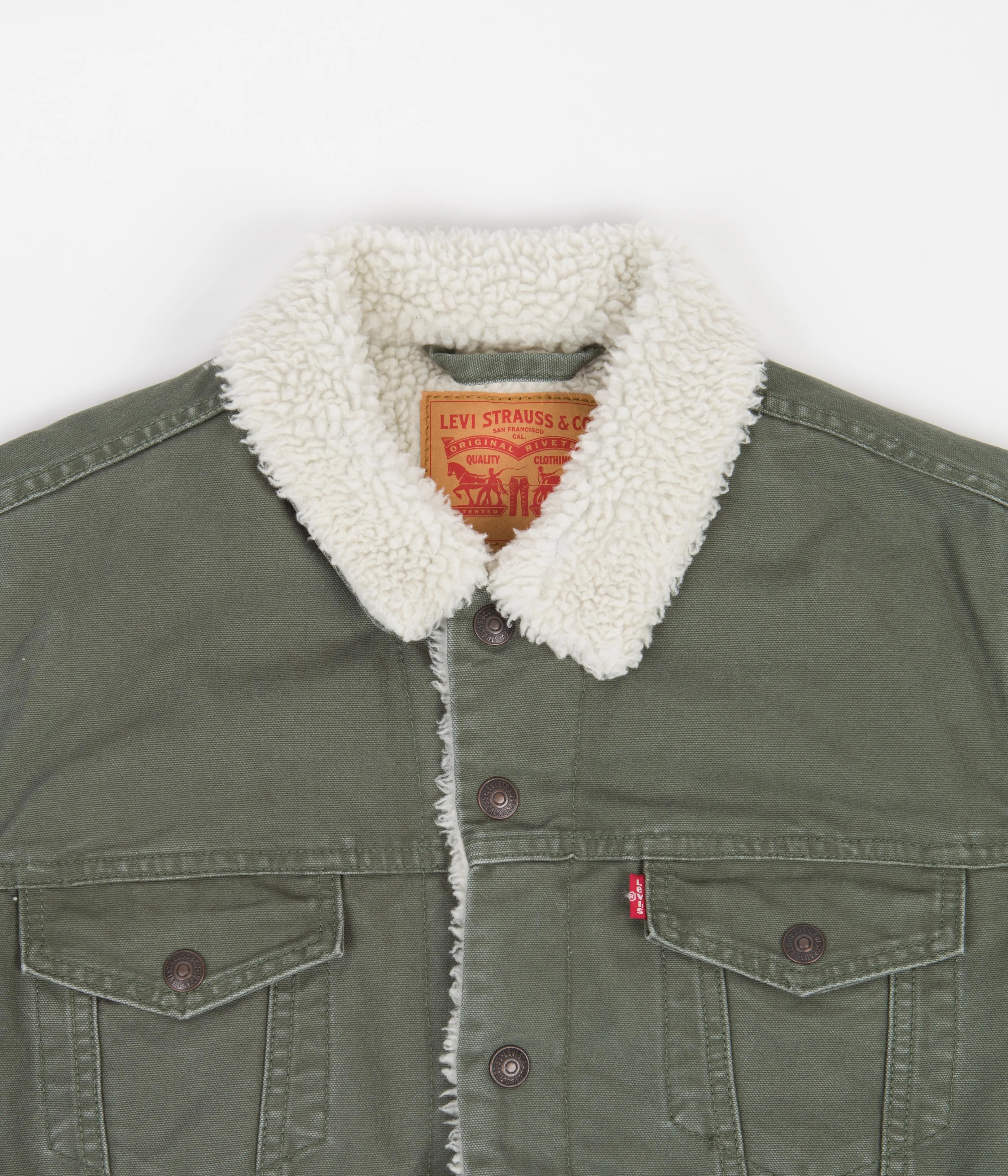 Levi's® Red Tab™ Type 3 Sherpa Trucker Jacket - Thyme