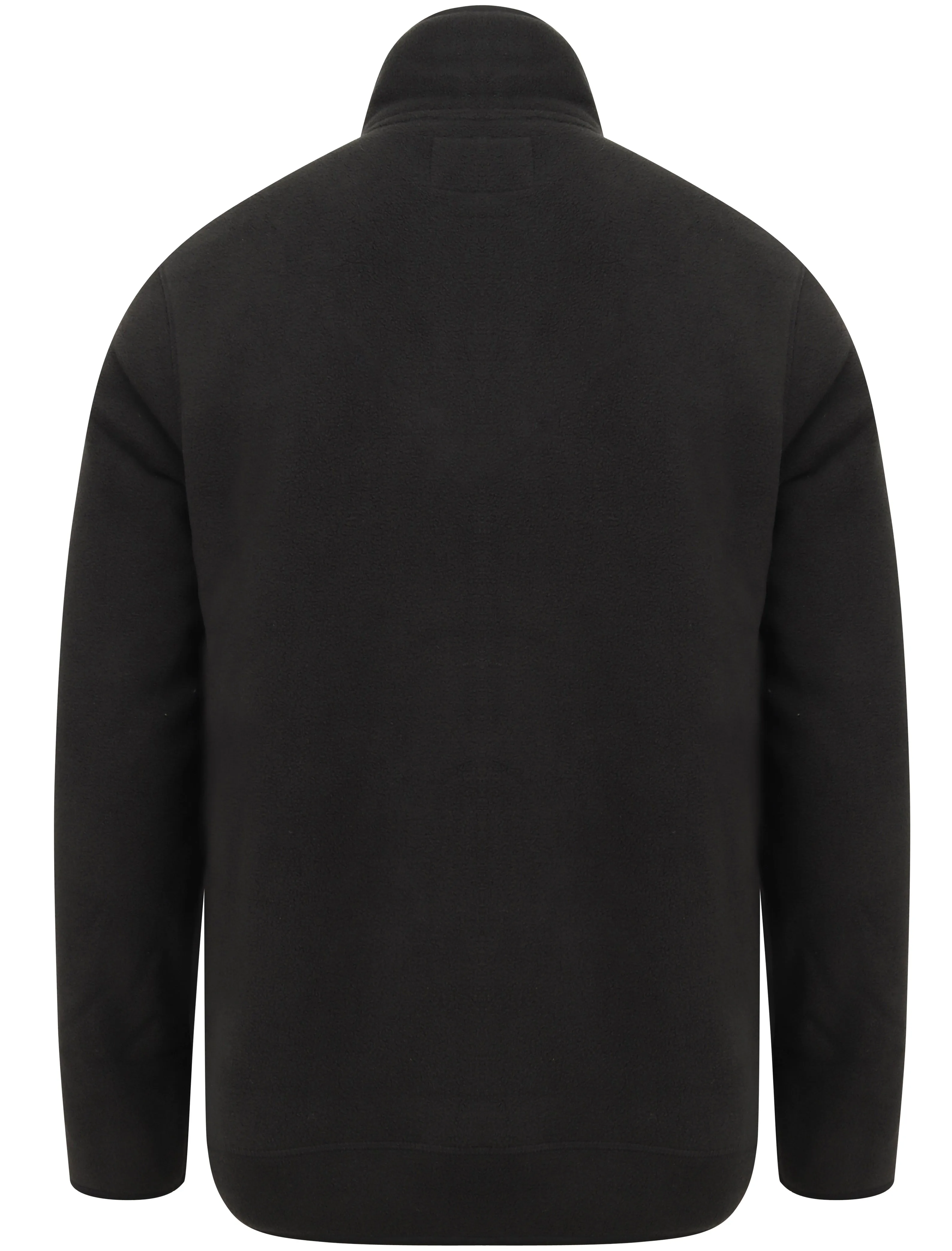 Lockport Borg Lined Bonded Fleece with Chest Pocket In Jet Black - Kensington Eastside