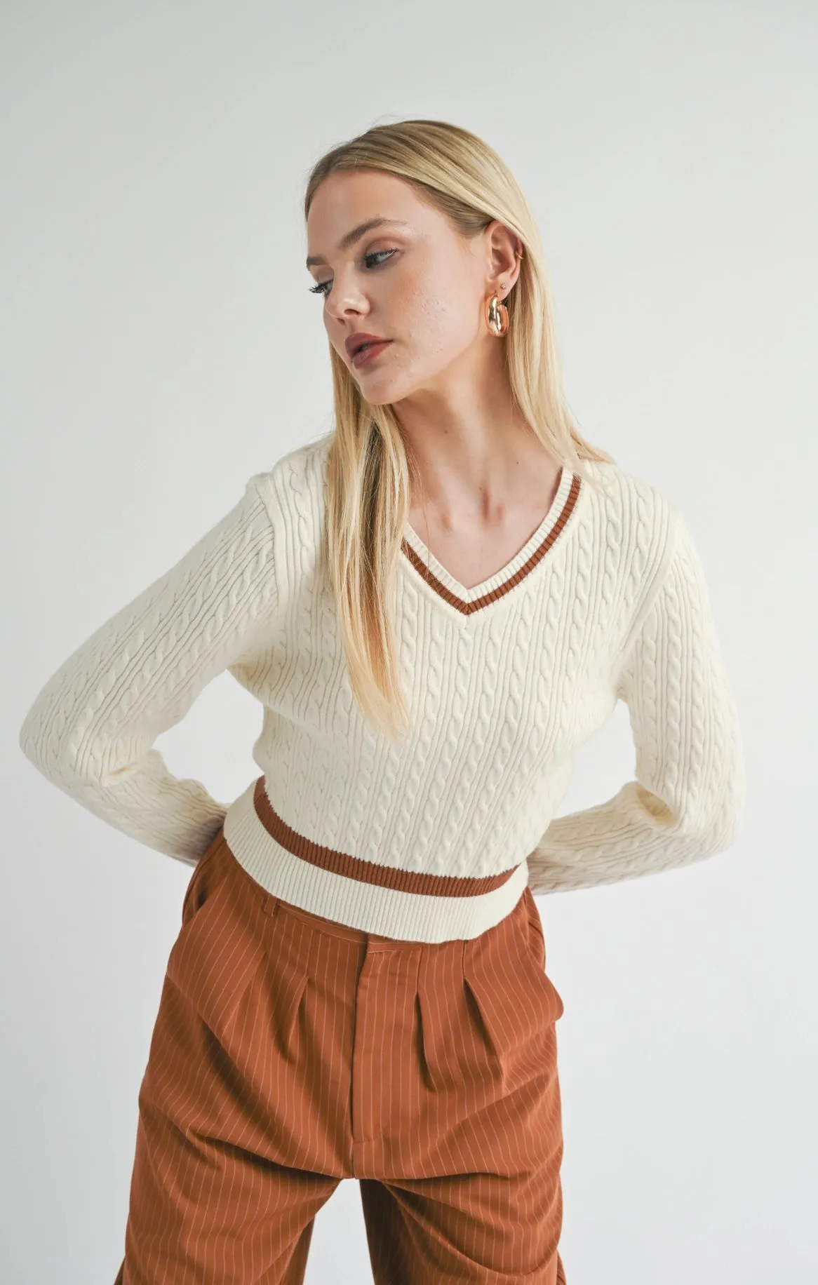 Lois Cable Sweater