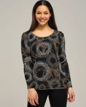 LS CIRCLES CREW TOP