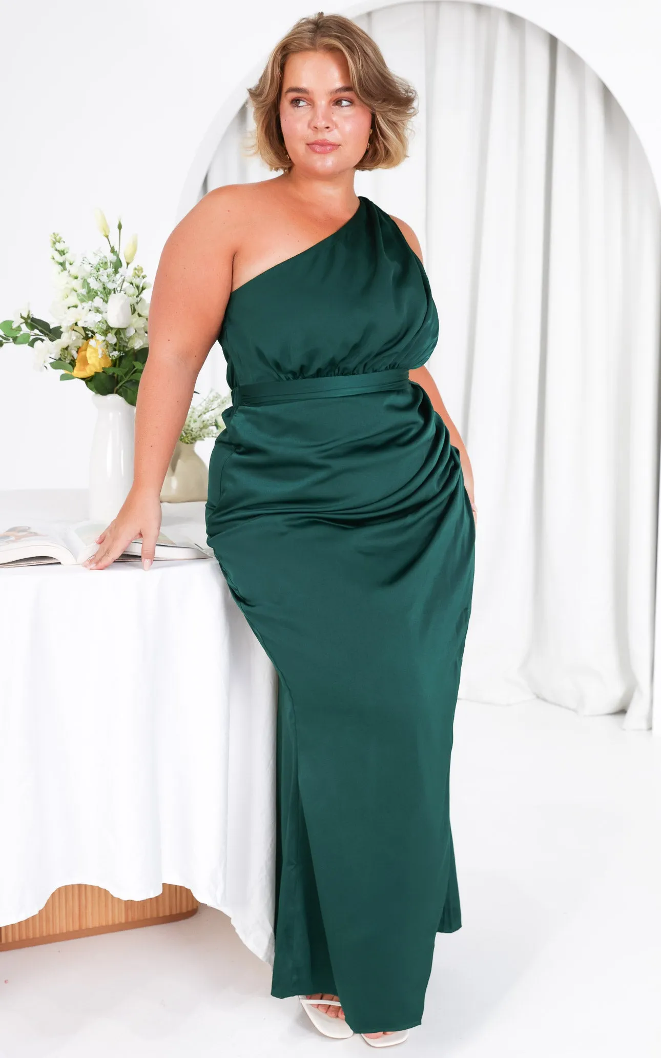 Macpherson Maxi Dress - Teal Green