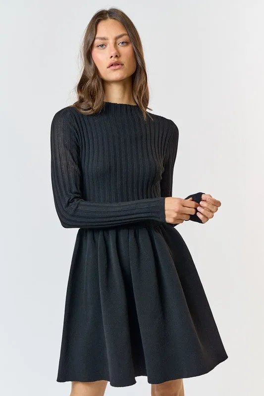 Maisy Ribbed Sweater Dress (final sale)