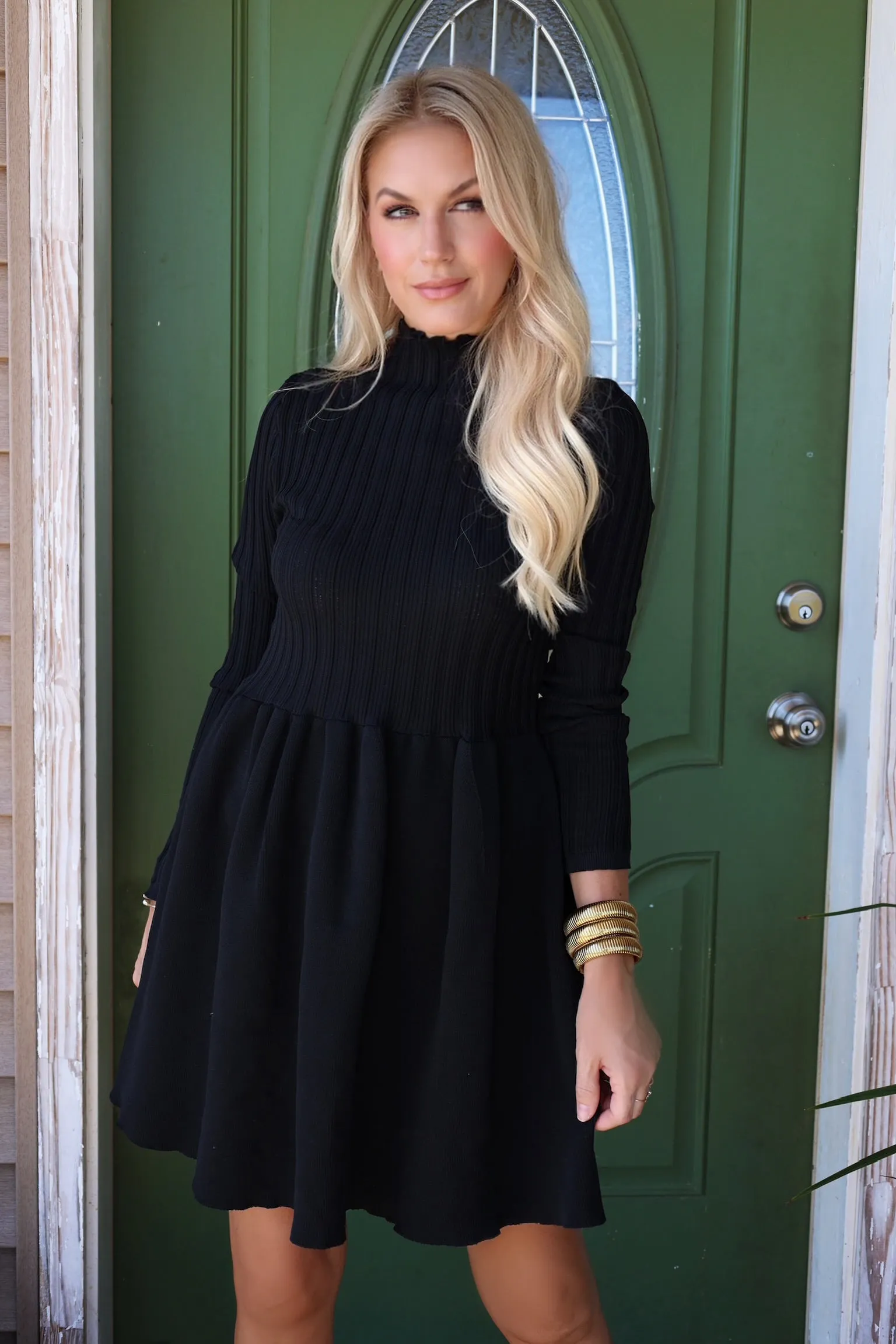 Maisy Ribbed Sweater Dress (final sale)