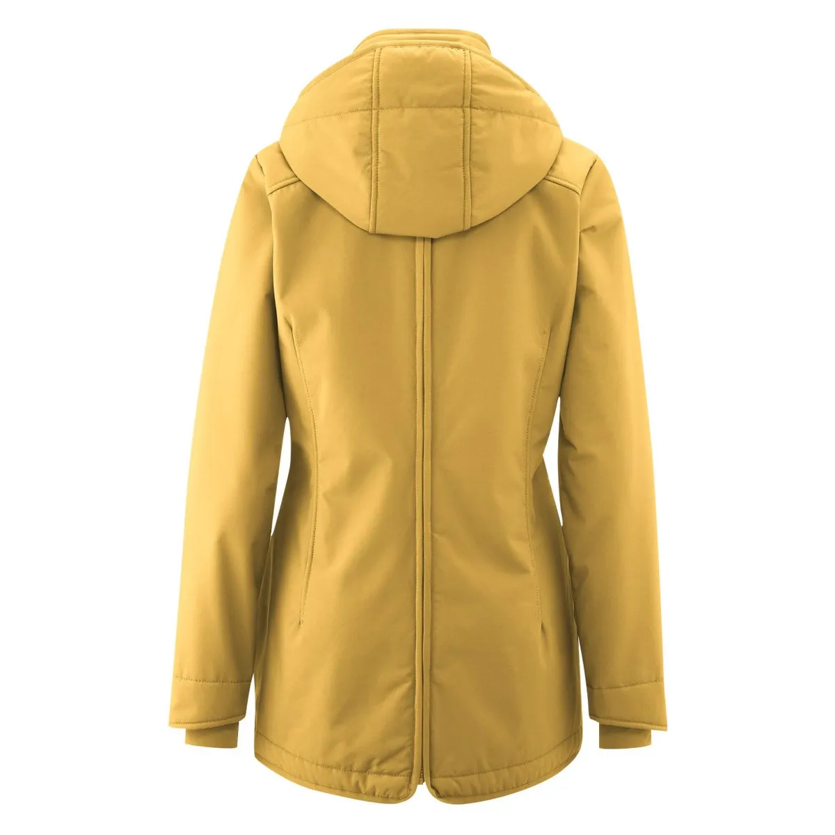 Mamalila Cosy Allrounder Softshell Maternity and Babywearing Jacket - Mustard