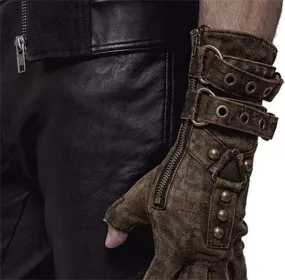 Medieval Buckle and Strap Gauntlets