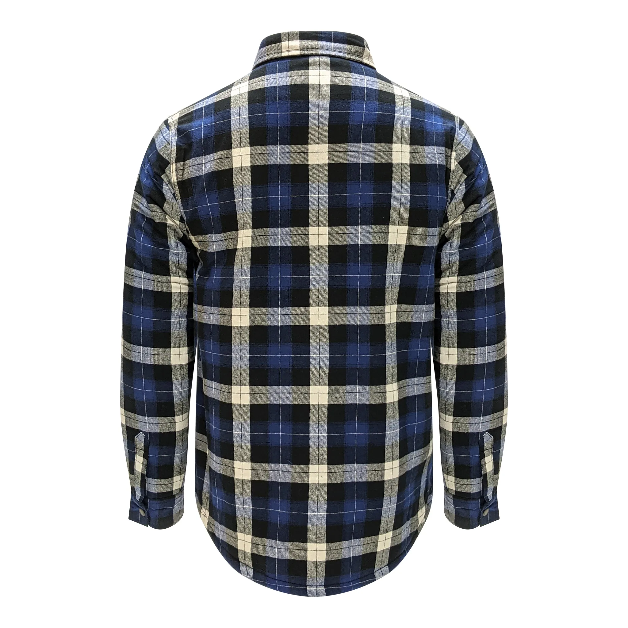 Men’s Flannel Jacket with Sherpa Lining