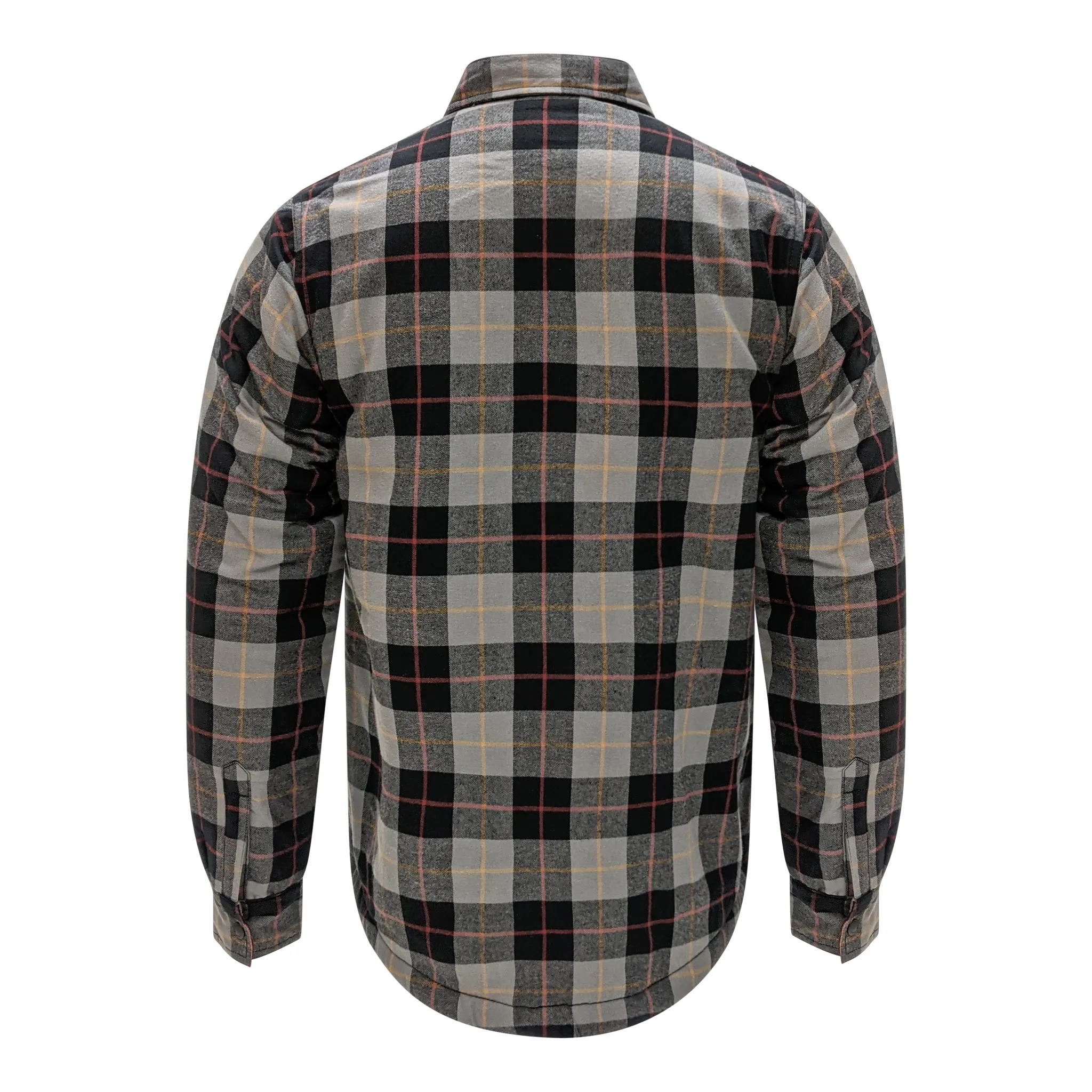 Men’s Flannel Jacket with Sherpa Lining