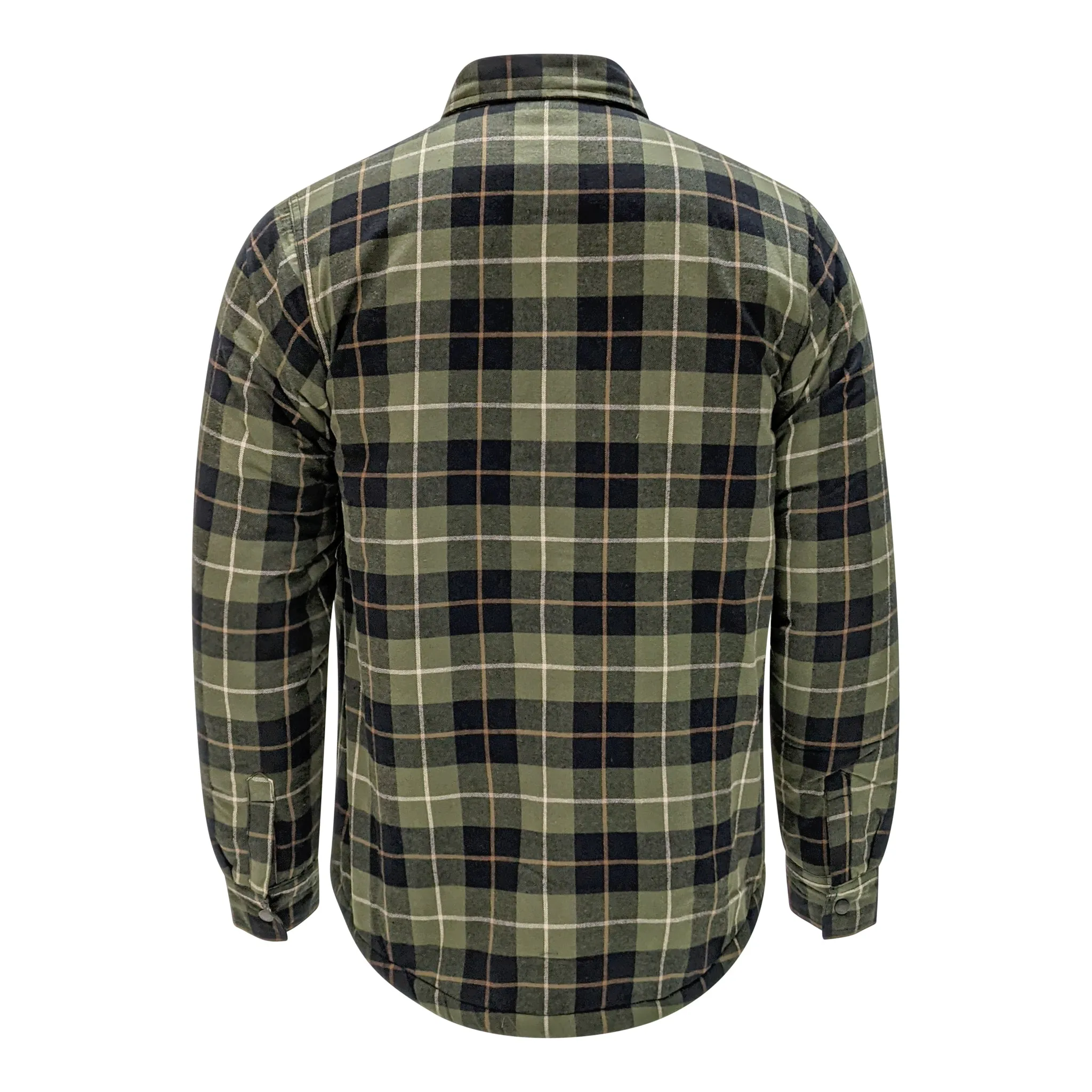 Men’s Flannel Jacket with Sherpa Lining