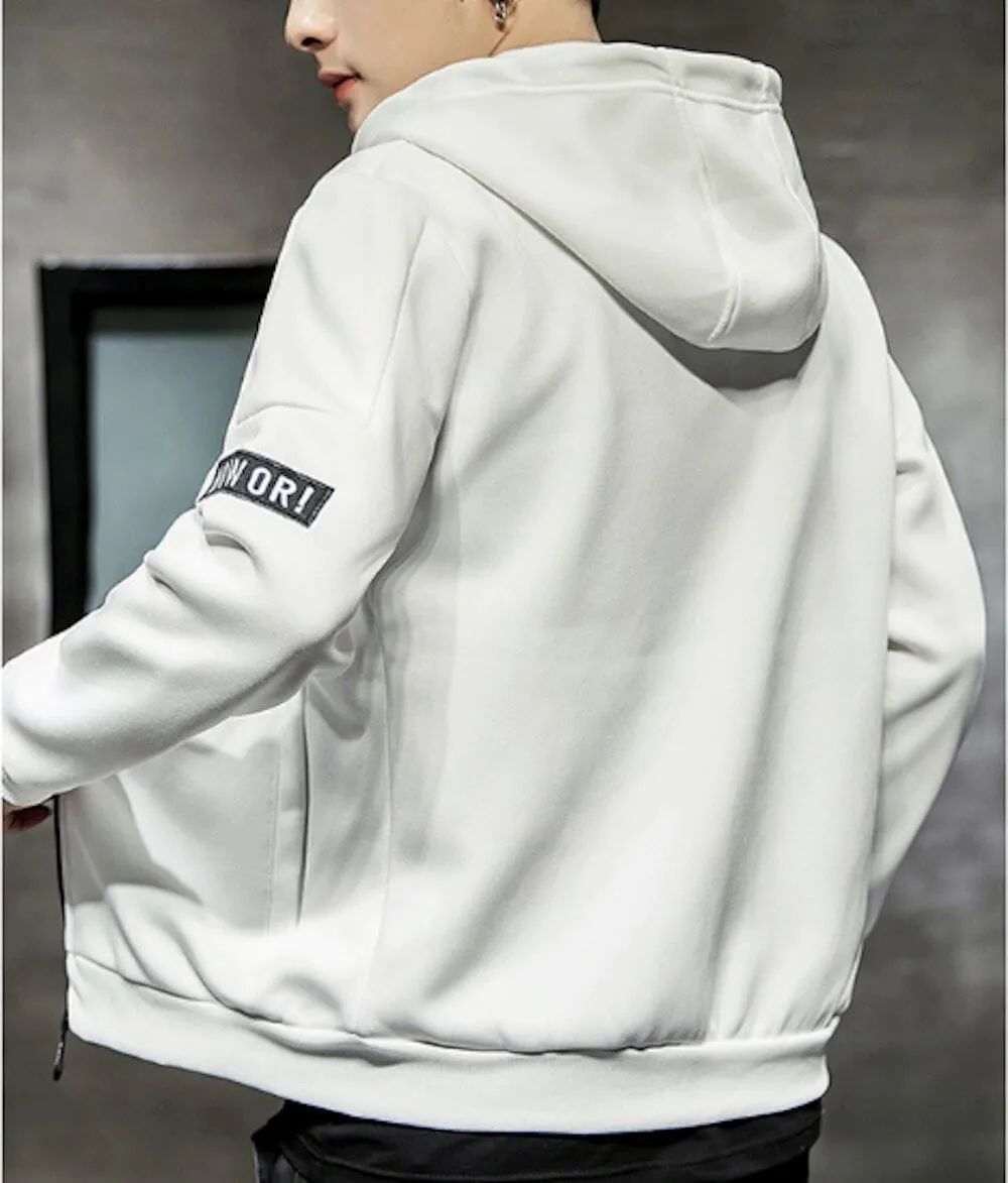 Mens NOW OR Zipper Hoodie