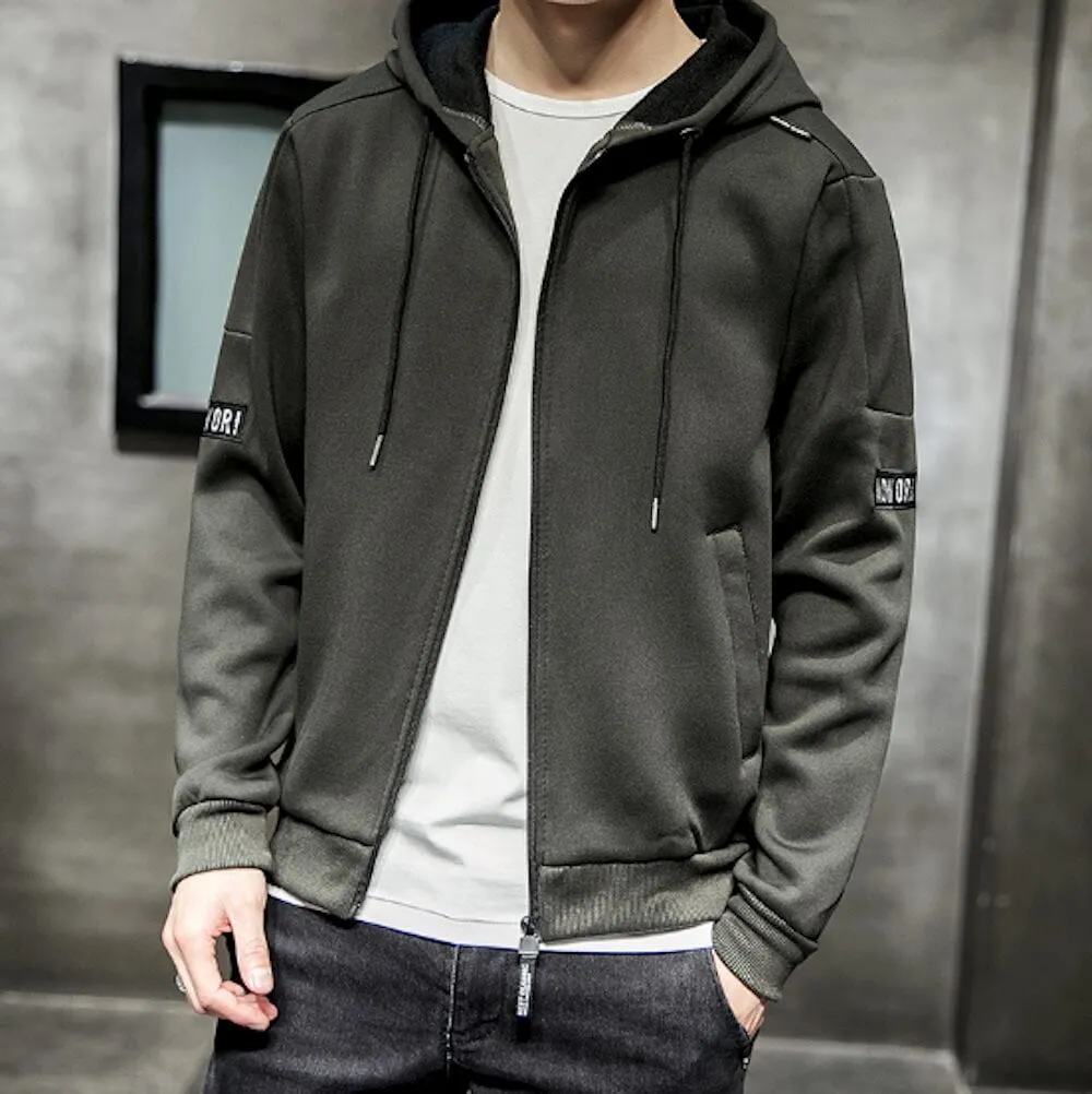 Mens NOW OR Zipper Hoodie