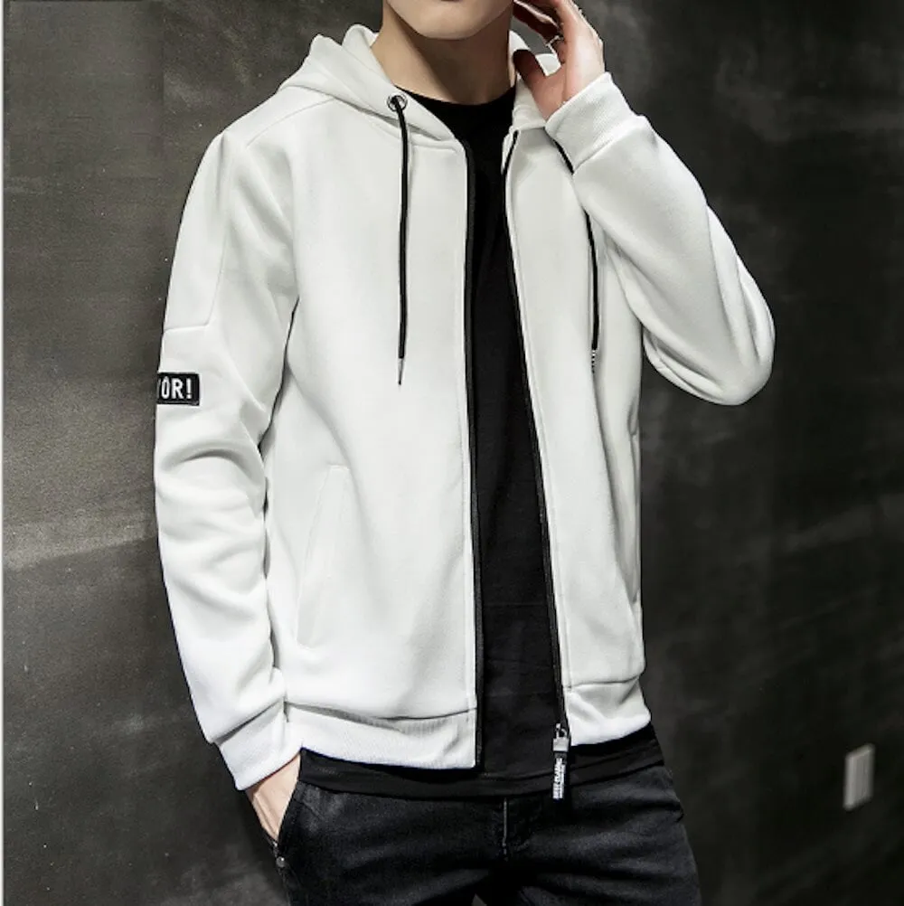 Mens NOW OR Zipper Hoodie