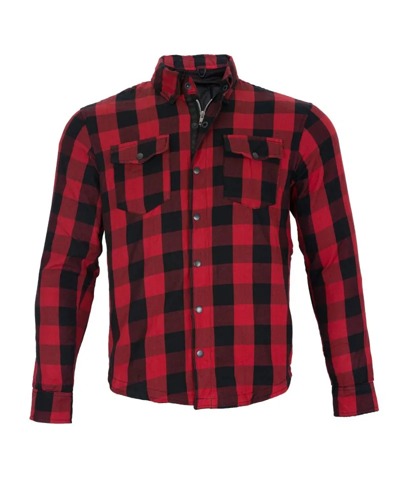 Mens Plaided Flannel Shirt 100 % Cotton, Comfortable Fit, Sleak Design, Quilted Inner Lining