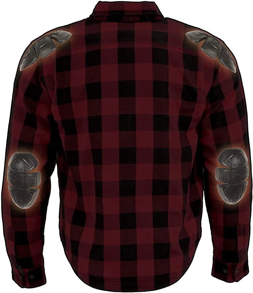 Mens Plaided Flannel Shirt 100 % Cotton, Comfortable Fit, Sleak Design, Quilted Inner Lining