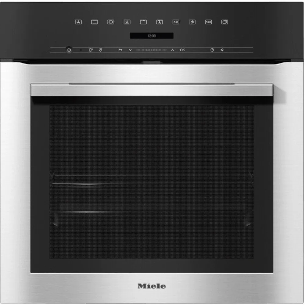 Miele H7164BP 76 Litre Built-In Oven with Miele@home & Pyrolytic Cleaning - 59.5cm Wide