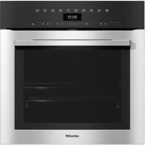 Miele H7364BP 76 Litre Built-In Oven with DirectSensor, Miele@home & Pyrolytic Cleaning Equipment, 59.5cm Wide - Stainless Steel/CleanSteel