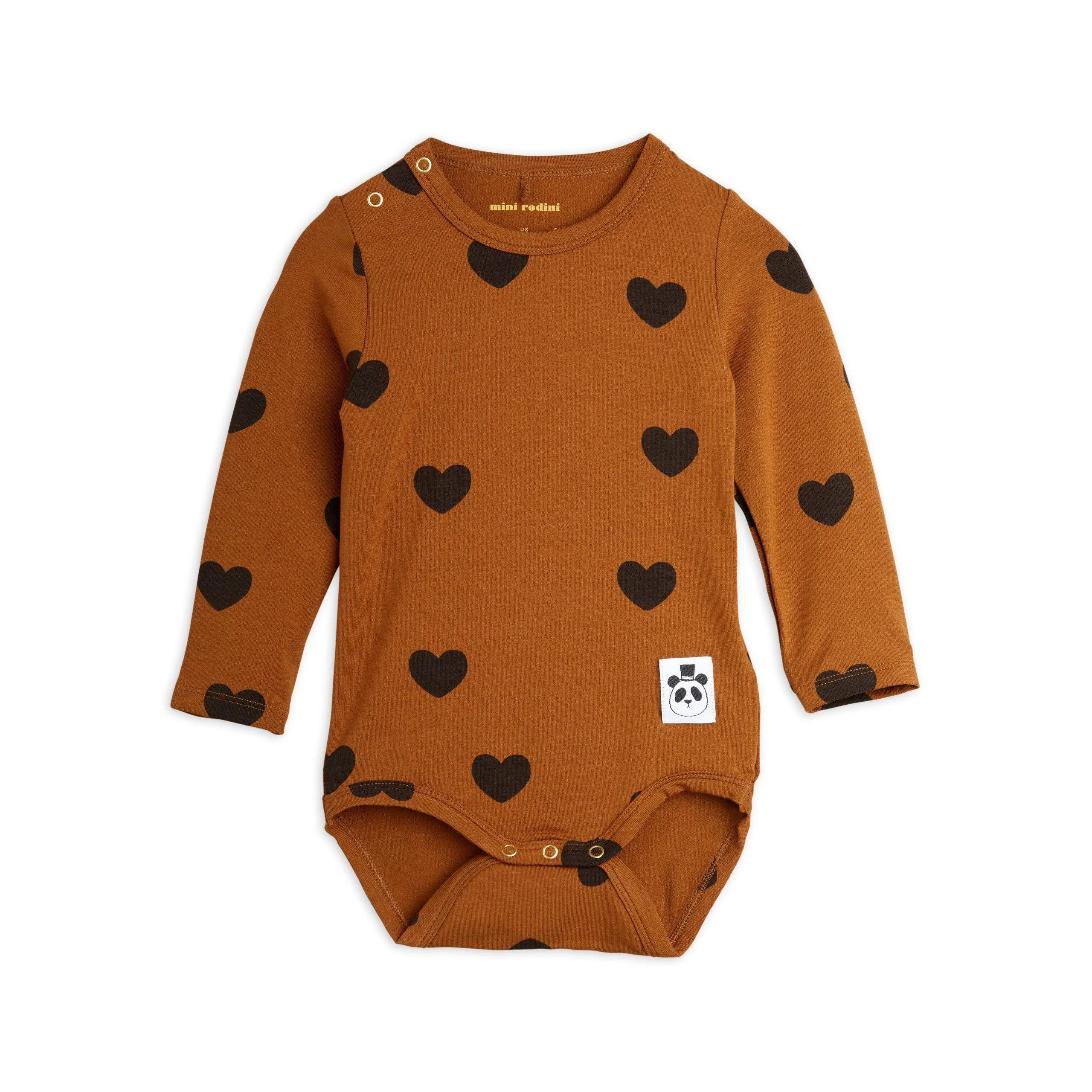 Mini Rodini - Basic hearts baby bodysuit