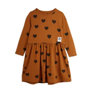 Mini Rodini - Basic hearts long-sleeved dress