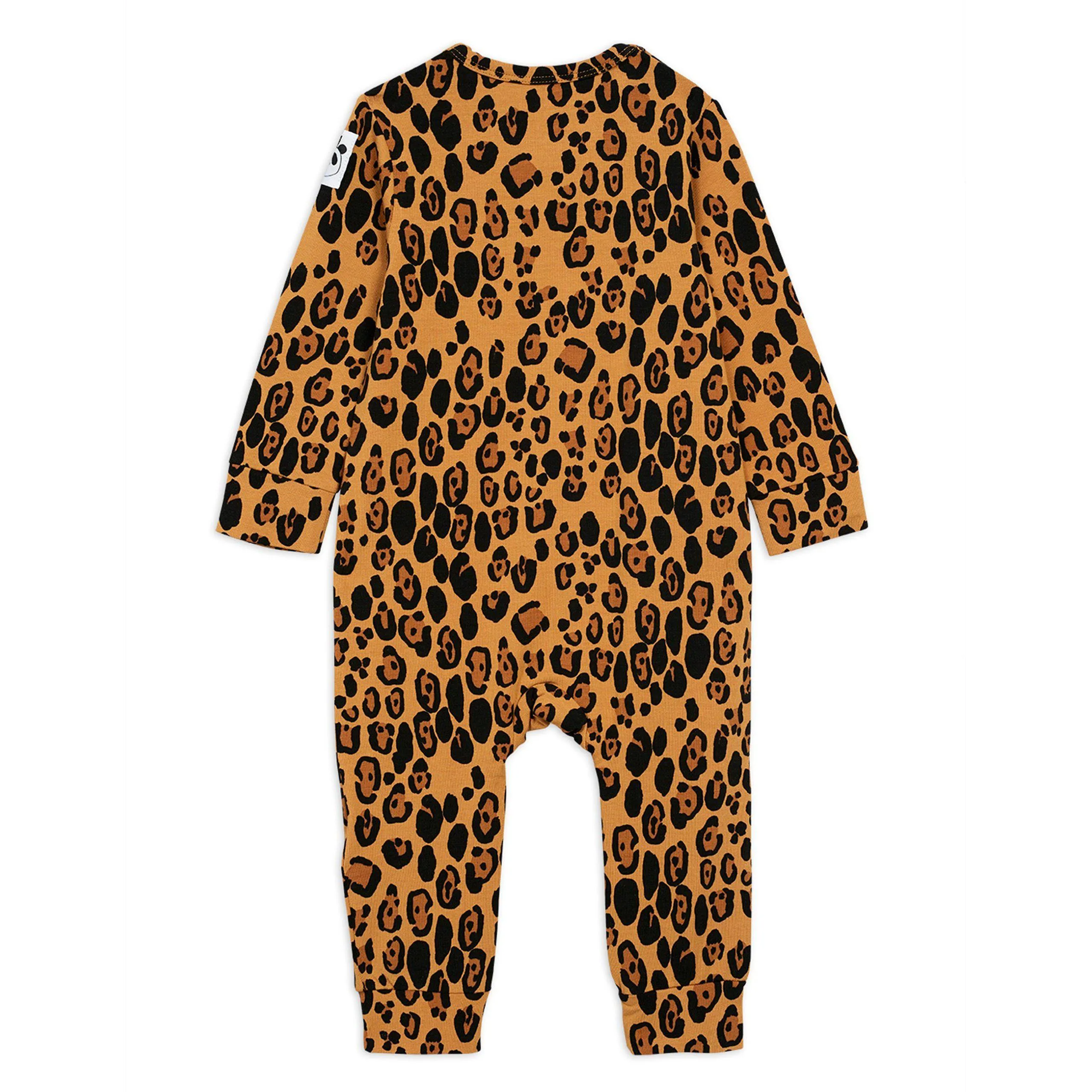 Mini Rodini - Basic leopard baby jumpsuit