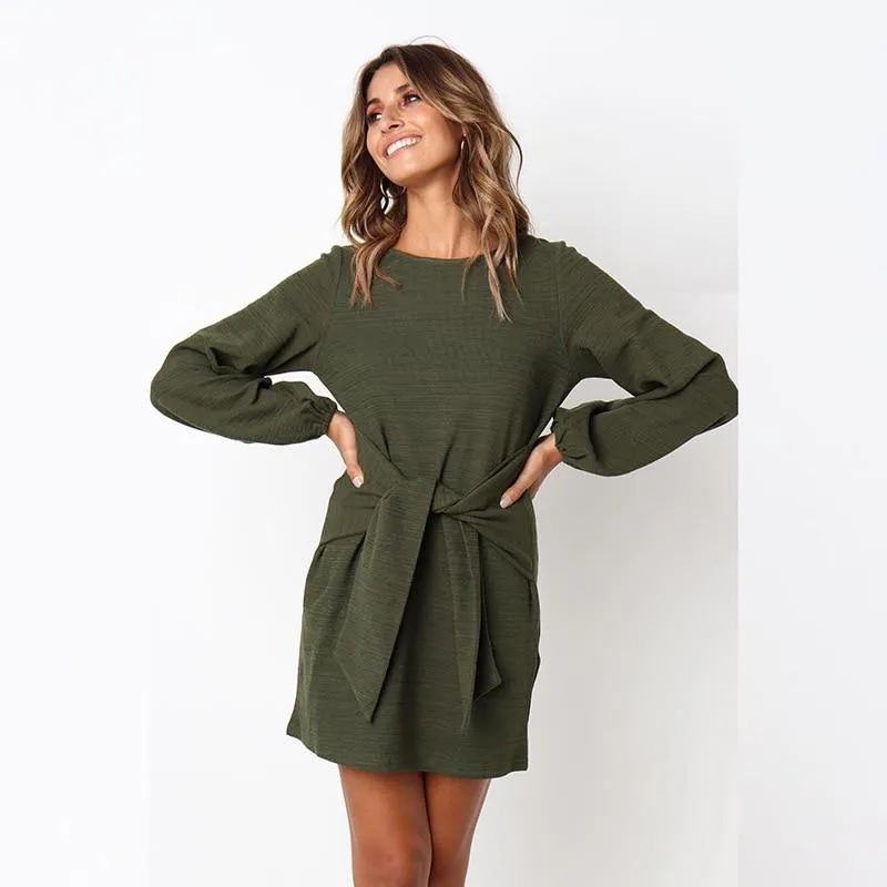 Missy - Summer Fashion Loose Long Sleeve Dress