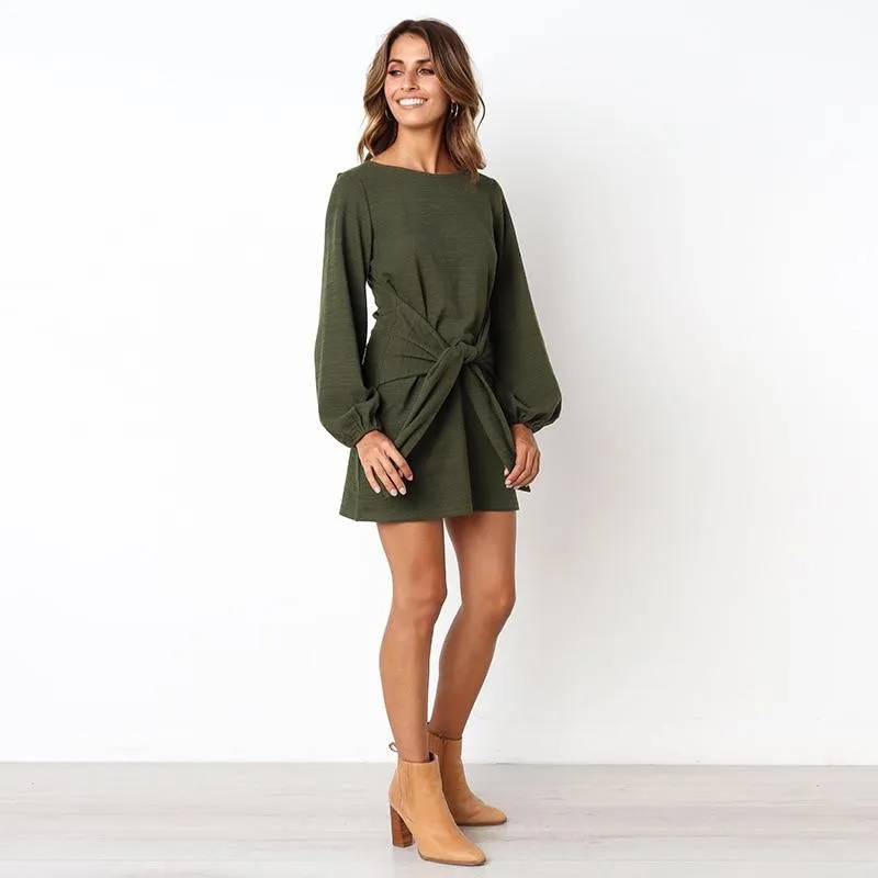 Missy - Summer Fashion Loose Long Sleeve Dress