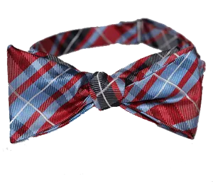 Modern Plaid - Red/Blue