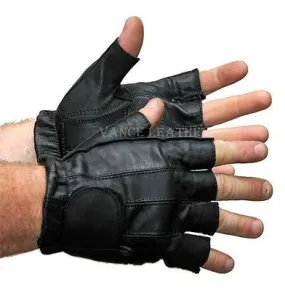 MOTORCYCLE BIKE GLOVES RIDING GLOVE GEL PALM SHORTY GLOVES UNISEX