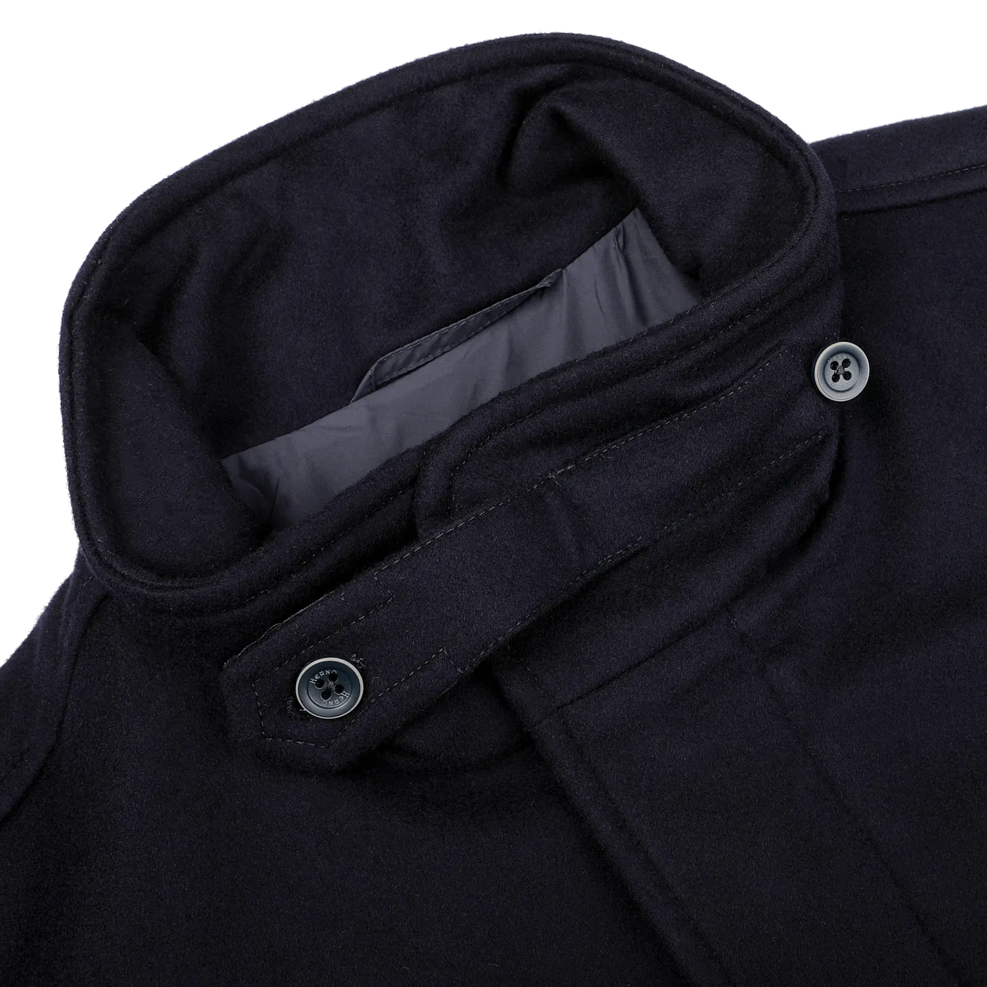 Navy Blue Loro Piana Wool Field Jacket