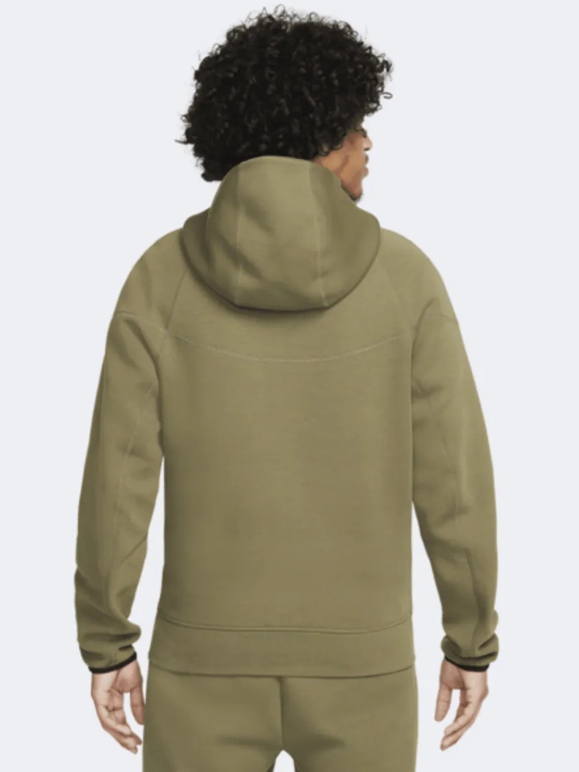 Nike Tech Fleece Men Lifestyle Lifestyle Hoody Olive/Black