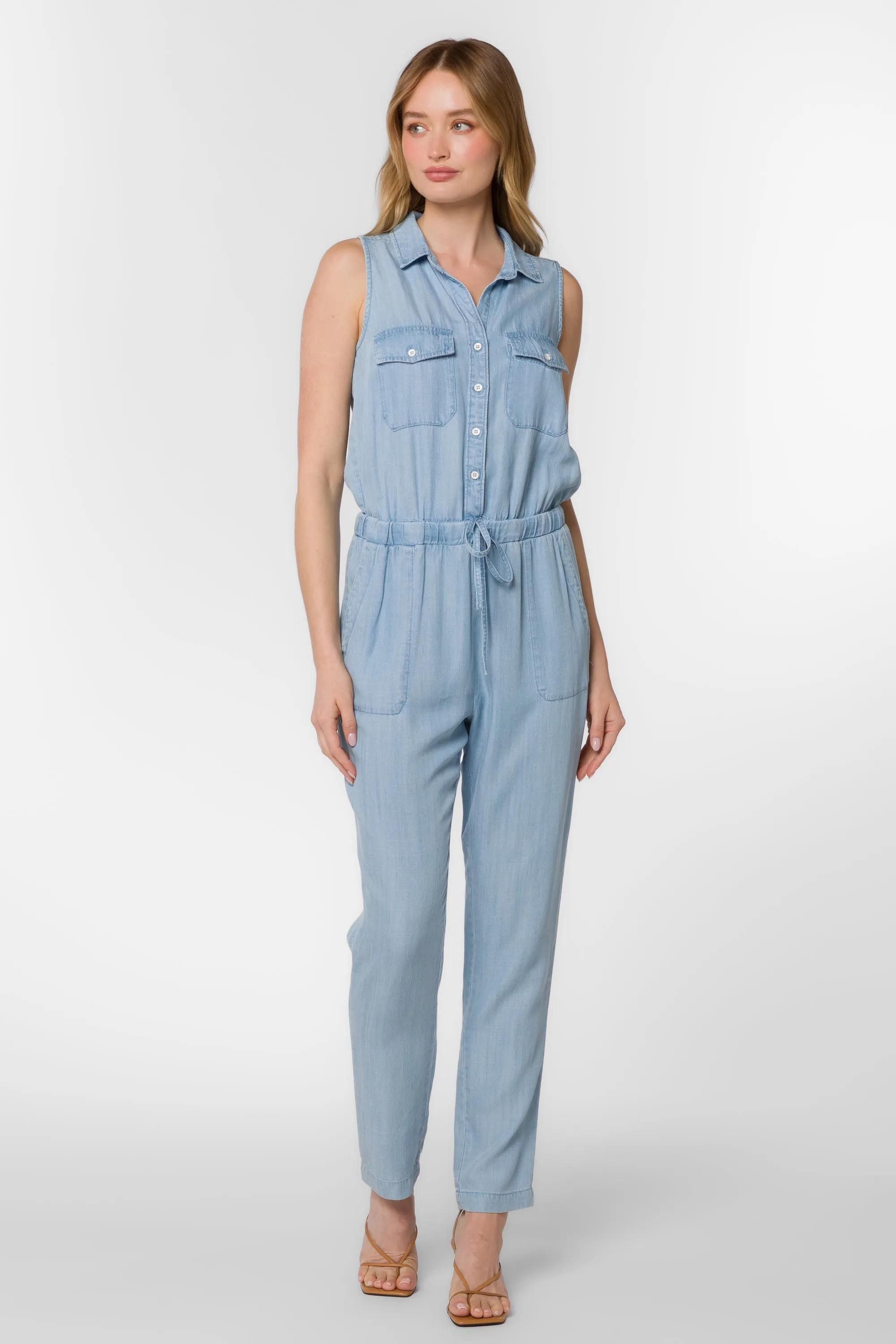 Orilia Light Blue Jumpsuit