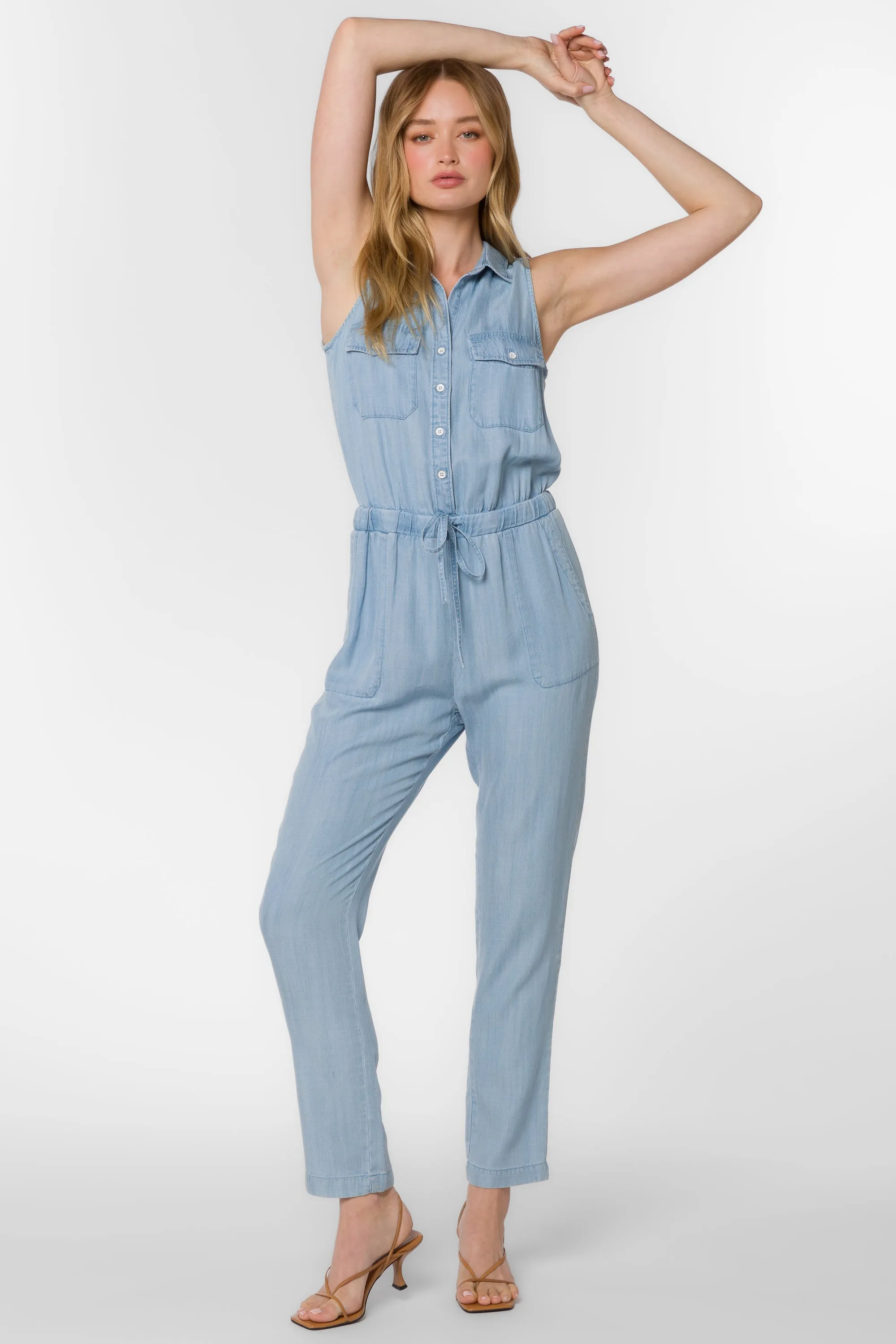 Orilia Light Blue Jumpsuit