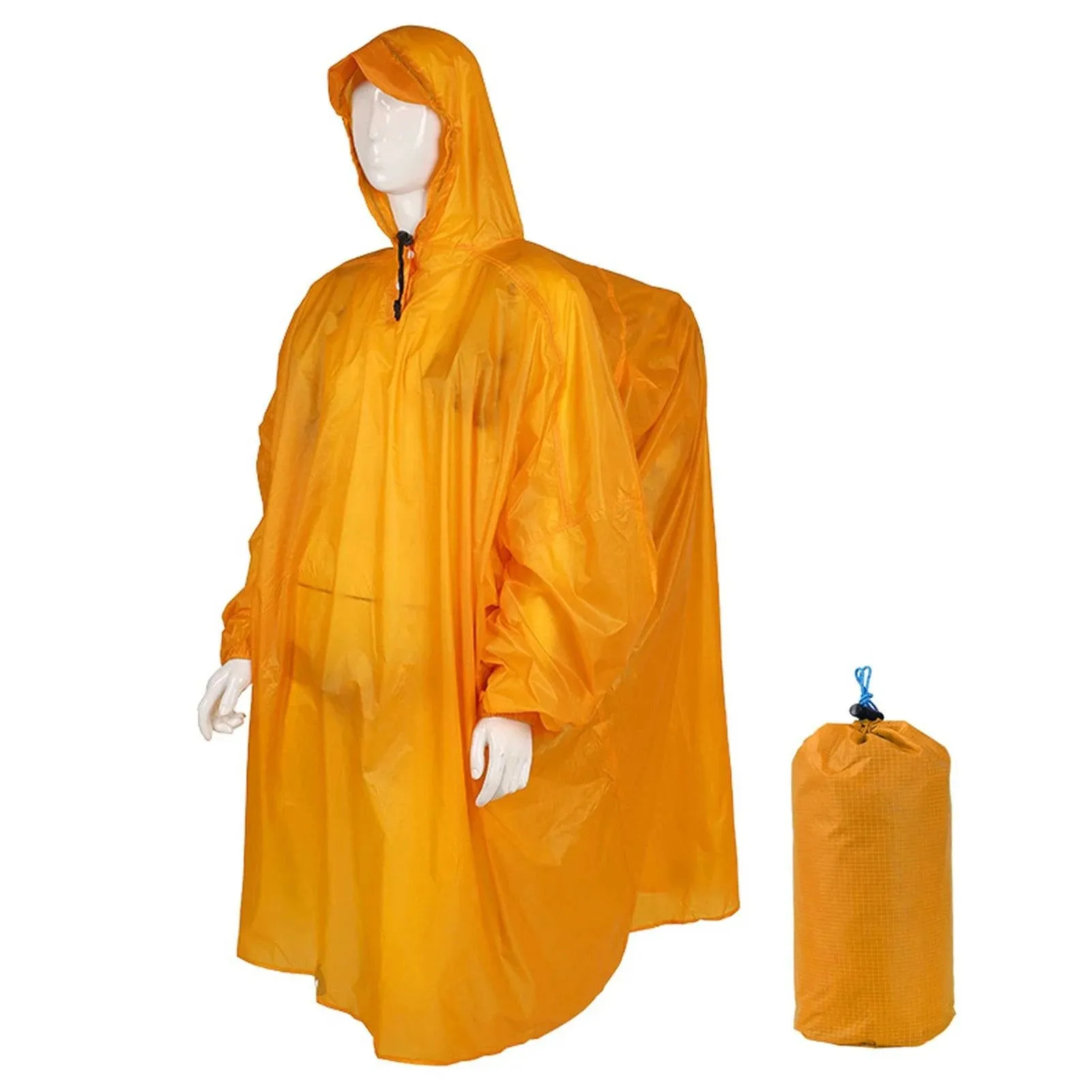 Outdoor Raincoat Lightweight Waterproof Poncho Water-resistant Climbing Backpack Rain Cover For Camping Hiking Travel